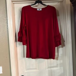 Red Layering Top